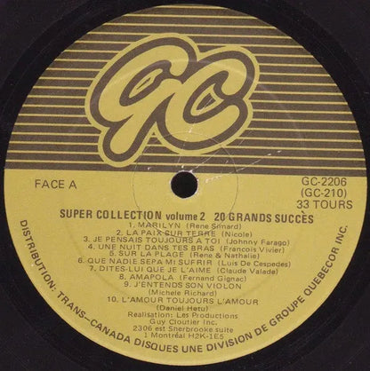 Various : Super Collection - Volume 2 / 20 Grands Succès (LP, Comp)