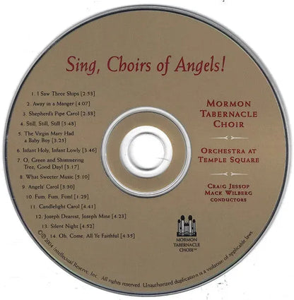 Mormon Tabernacle Choir, Orchestra at Temple Square, Craig Jessop : Sing, Choirs Of Angels! (CD, Album)