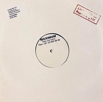 Maximum : Take Me There (12", Ltd, RP)