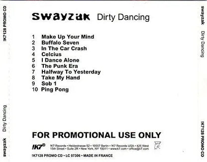 Swayzak : Dirty Dancing (CD, Album, Promo)