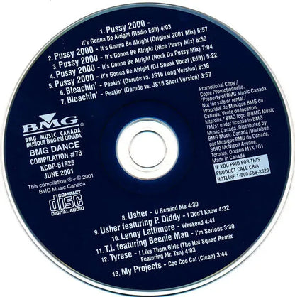 Various : BMG Dance Compilation #73 (CD, Comp, Promo)