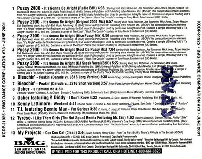 Various : BMG Dance Compilation #73 (CD, Comp, Promo)