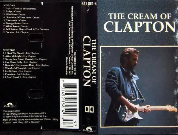 Eric Clapton : The Cream Of Clapton (Cass, Comp)