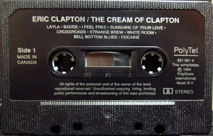 Eric Clapton : The Cream Of Clapton (Cass, Comp)