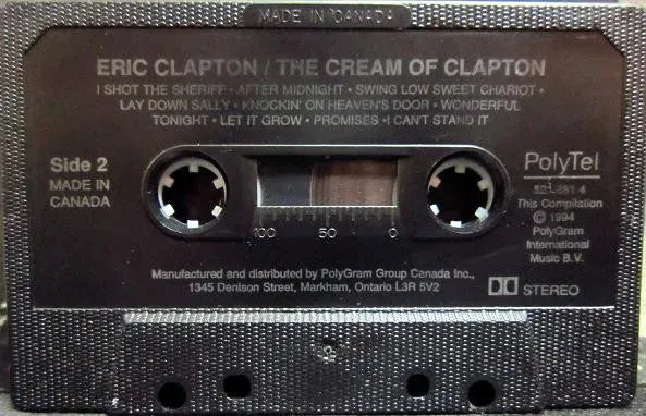 Eric Clapton : The Cream Of Clapton (Cass, Comp)