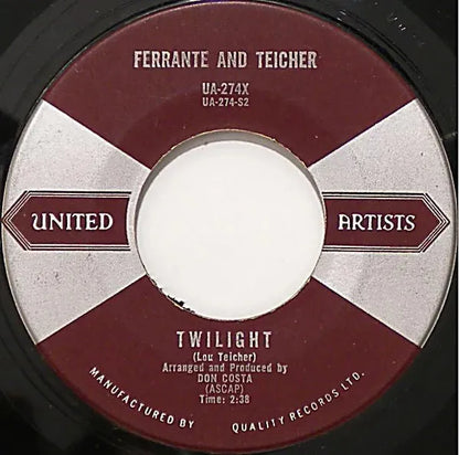 Ferrante & Teicher : Exodus / Twilight (7", Single)