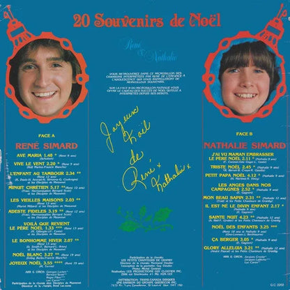 René* & Nathalie* : 20 Souvenirs De Noël (LP, Comp)