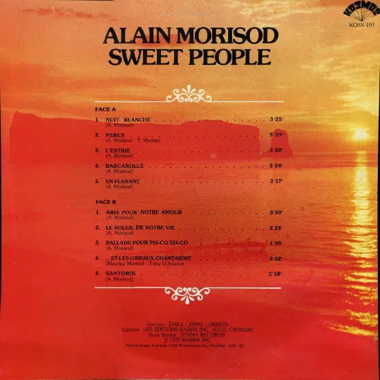 Alain Morisod / Sweet People : Percé (LP, Album)