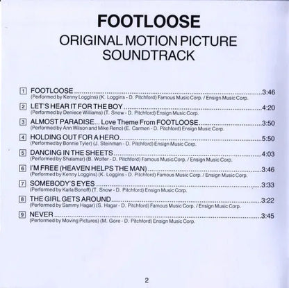 Various : Footloose - Original Motion Picture Soundtrack (CD, Comp)