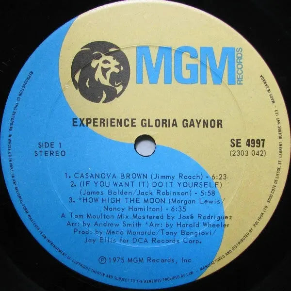 Gloria Gaynor : Experience Gloria Gaynor (LP, Album)