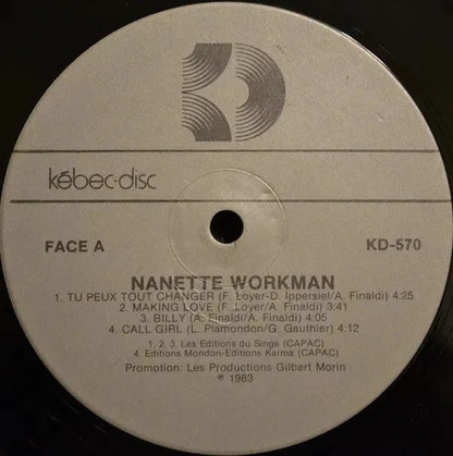 Nanette Workman : Nanette Workman (LP, Album)