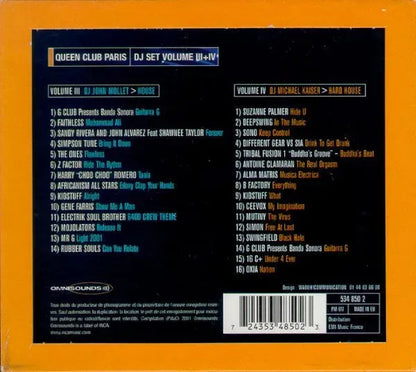 Various : Queen Club Paris (DJ Set Volume III+IV) (2xCD, Mixed)