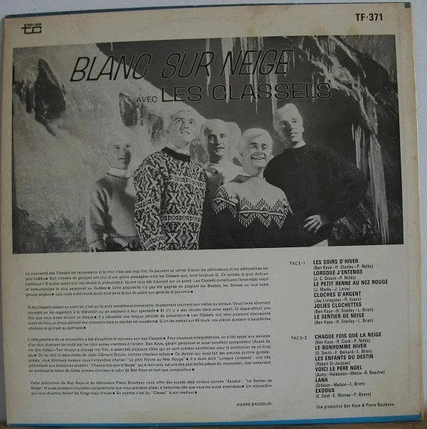 Les Classels : Blanc Sur Neige (LP, Album)