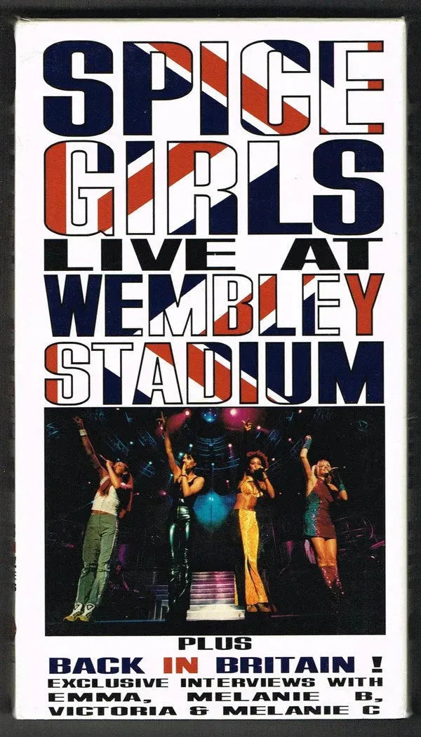 Spice Girls : Live At Wembley Stadium Plus Back In Britain! Exclusive Interviews (VHS, NTSC)