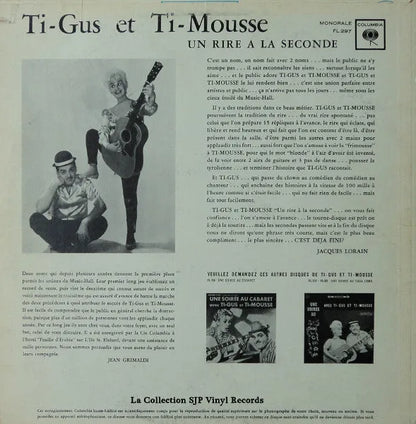 Ti-Gus Et Ti-Mousse : Un Rire À La Seconde (LP, Mono)