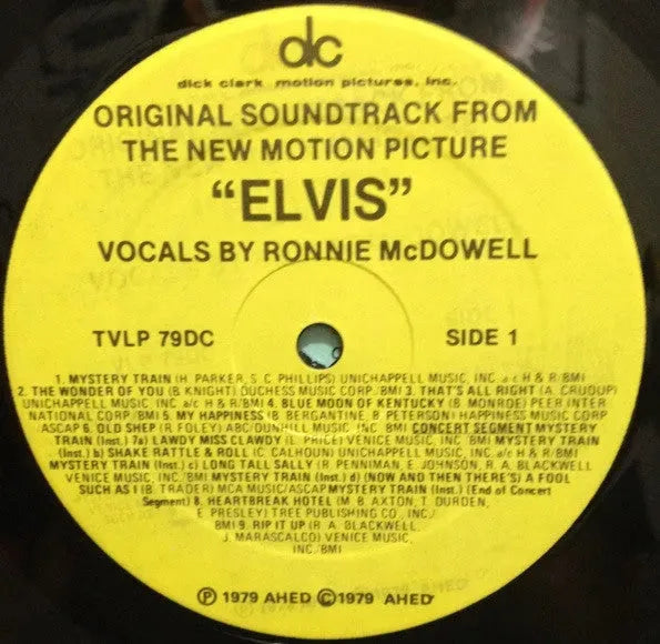 Ronnie McDowell : Elvis : The Original Soundtrack From The New Motion Picture (LP, Album)