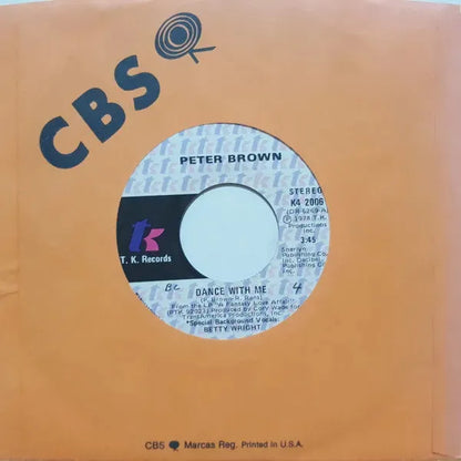 Peter Brown (2) : Dance With Me (7", Single)