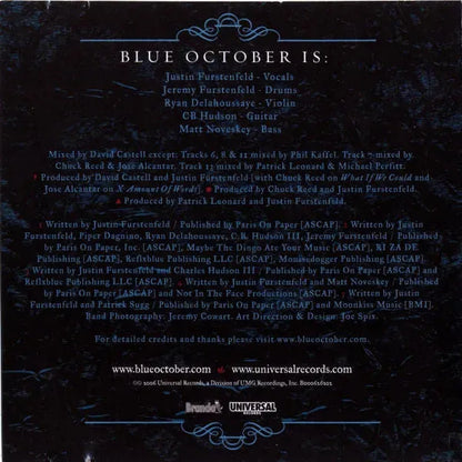 Blue October (2) : Foiled (CD, Album, Enh)