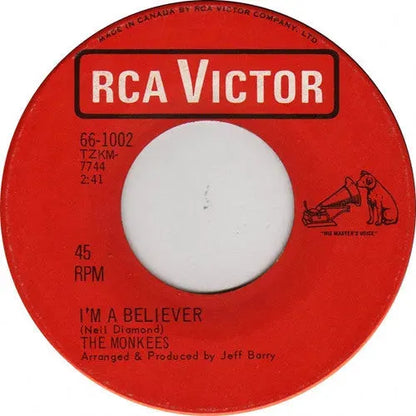 The Monkees : I'm A Believer (7", Single)