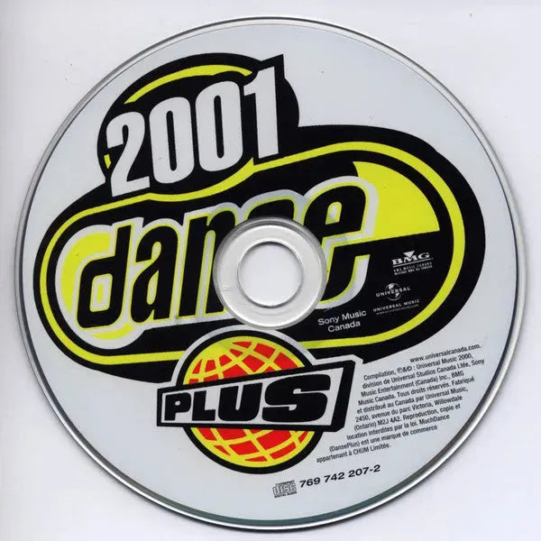 Various : 2001 Danse Plus (CD, Comp, Mixed)