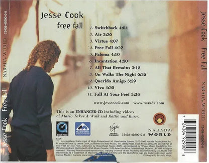 Jesse Cook : Free Fall (CD, Album, Enh)