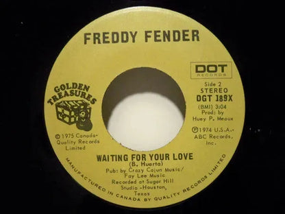 Freddy Fender (2) : Before The Next Teardrop Falls (7", RE)