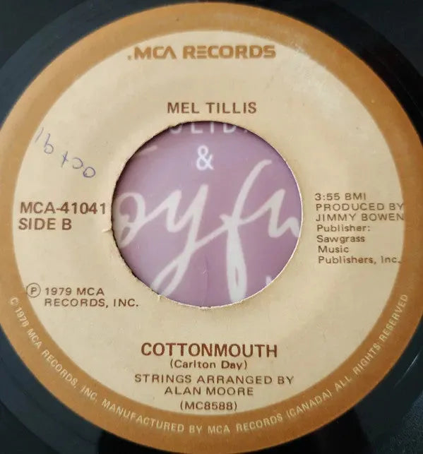 Mel Tillis : Coca Cola Cowboy (7")