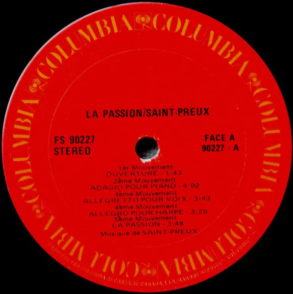 Saint-Preux : La Passion (LP)