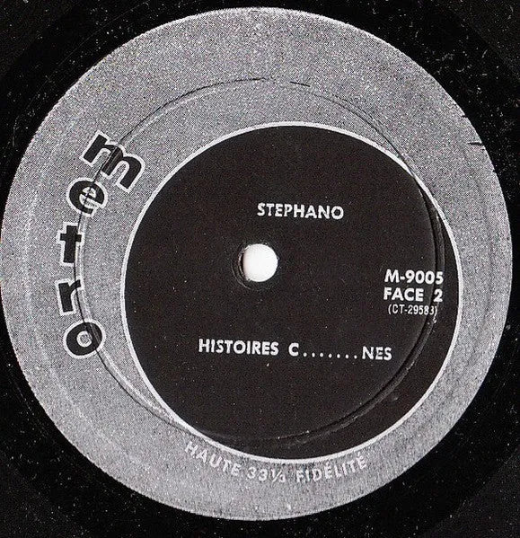 Stéphano* : Histoires  C.......Nes (LP, Album, Mono)