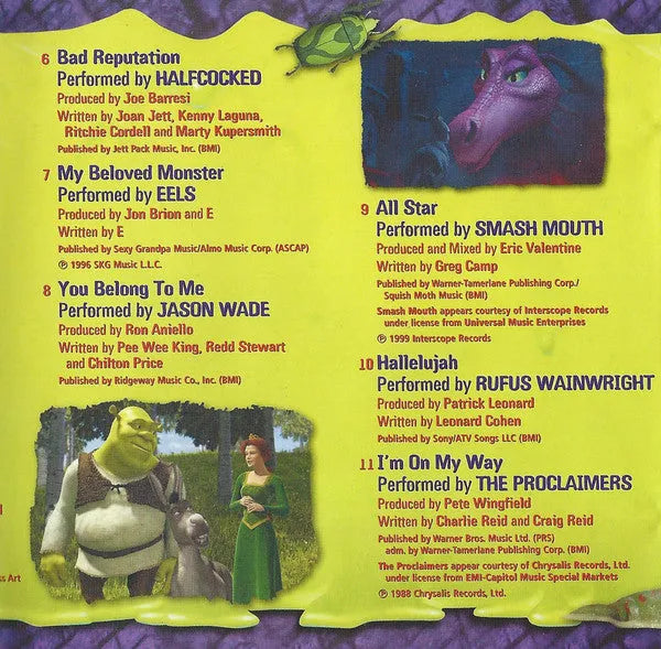 Various : Shrek - Music From The Original Motion Picture (CD, Album)