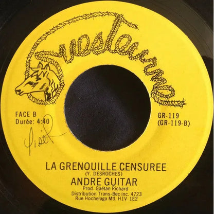 André Guitar : La Grenouille / La Grenouille Censurée (7", Single)