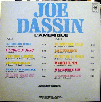 Joe Dassin : L'Amérique (LP, Album)