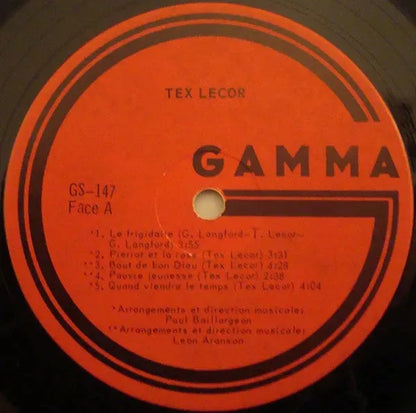 Tex Lecor : Tex Lecor C'est Moi...  Et Lui Aussi (LP, Album)