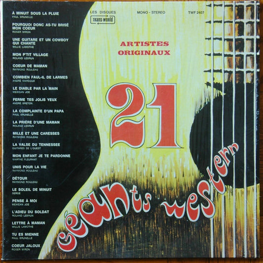 Various : Les 21 Géants Western (LP, Comp)