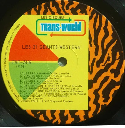 Various : Les 21 Géants Western (LP, Comp)