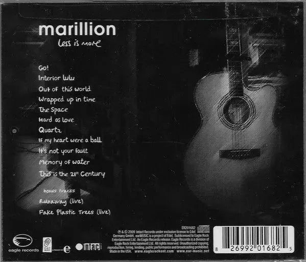 Marillion : Less Is More (CD, Album)