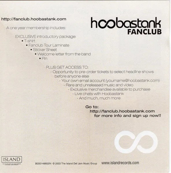 Hoobastank : The Reason (CD, Album, Enh)