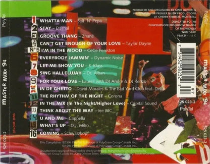 Various : Master Mixx '94 (CD, Comp, Mixed)