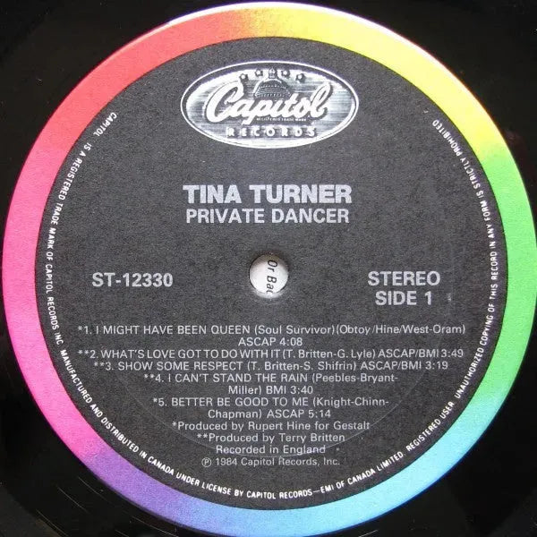 Tina Turner : Private Dancer (LP, Album)