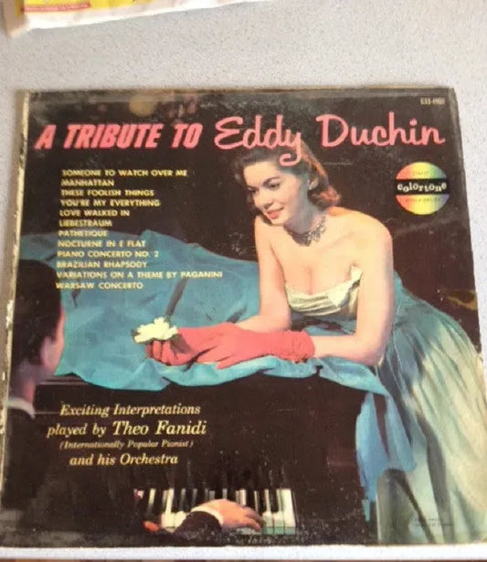 Theo Fanidi & His Orchestra : A Tribute To Eddy Duchin (LP)