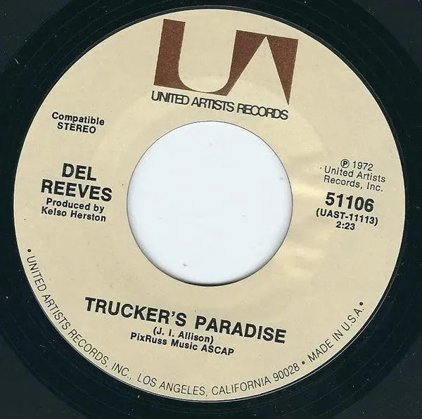 Del Reeves : Gathering Of My Memories / Trucker's Paradise (7", Single)