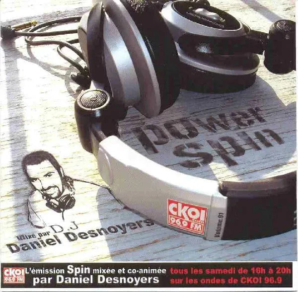 Daniel Desnoyers : Power Spin Vol. 1 (CD, Comp, Mixed)