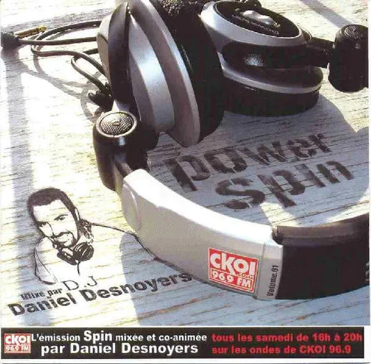 Daniel Desnoyers : Power Spin Vol. 1 (CD, Comp, Mixed)