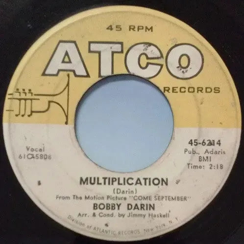 Bobby Darin : Multiplication / Irresistible You (7", Single)