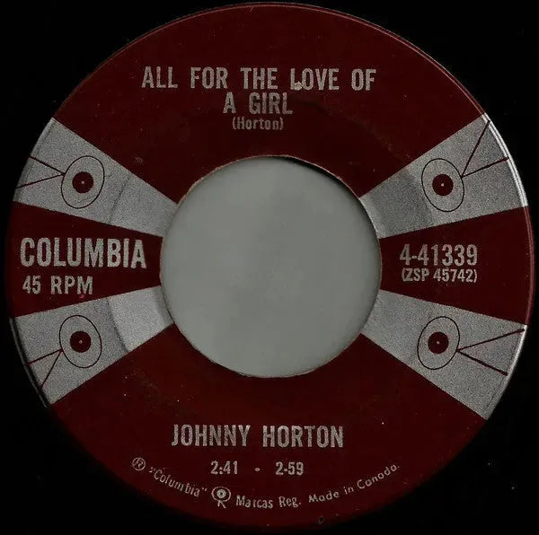 Johnny Horton : The Battle Of New Orleans / All For The Love Of A Girl (7", Single)