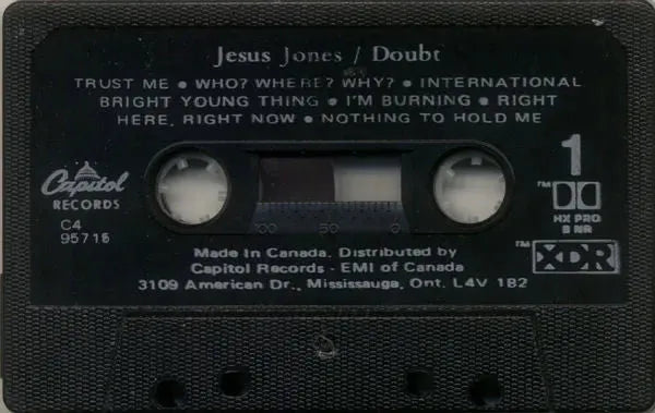 Jesus Jones : Doubt (Cass, Album)