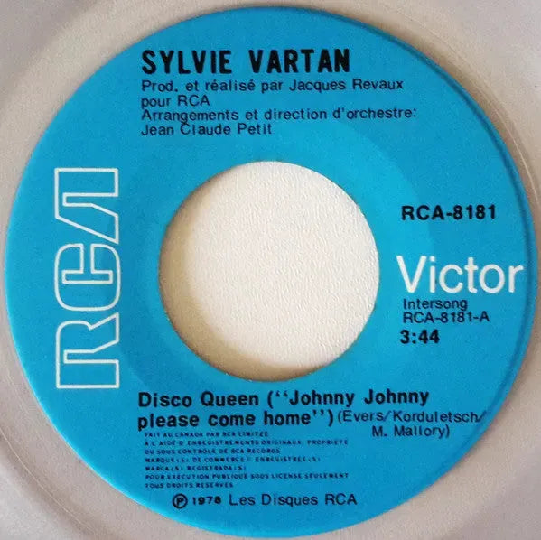 Sylvie Vartan : Disco Queen  (7", Cle)