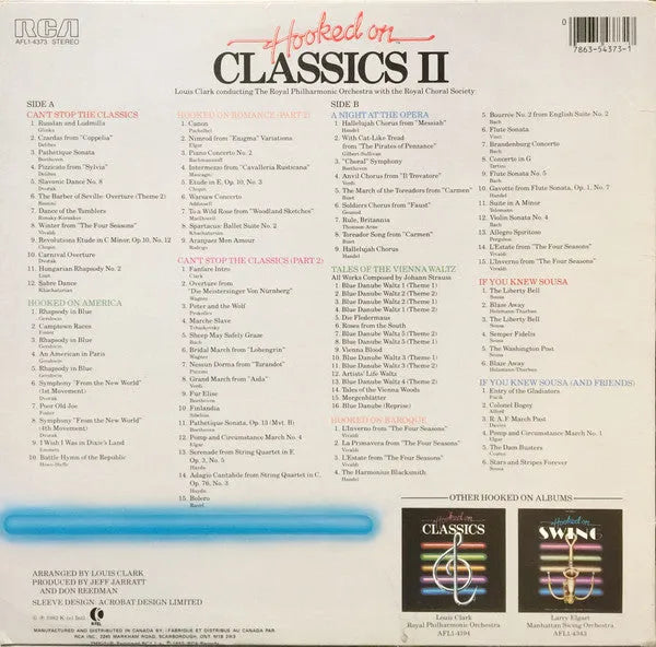 Louis Clark Conducting The Royal Philharmonic Orchestra With The Royal Chorale Society* : (Can't Stop The Classics) Hooked On Classics II (LP, Album)