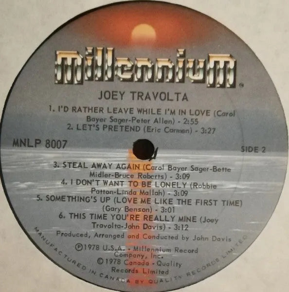 Joey Travolta : Joey Travolta (LP, Album)