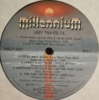 Joey Travolta : Joey Travolta (LP, Album)